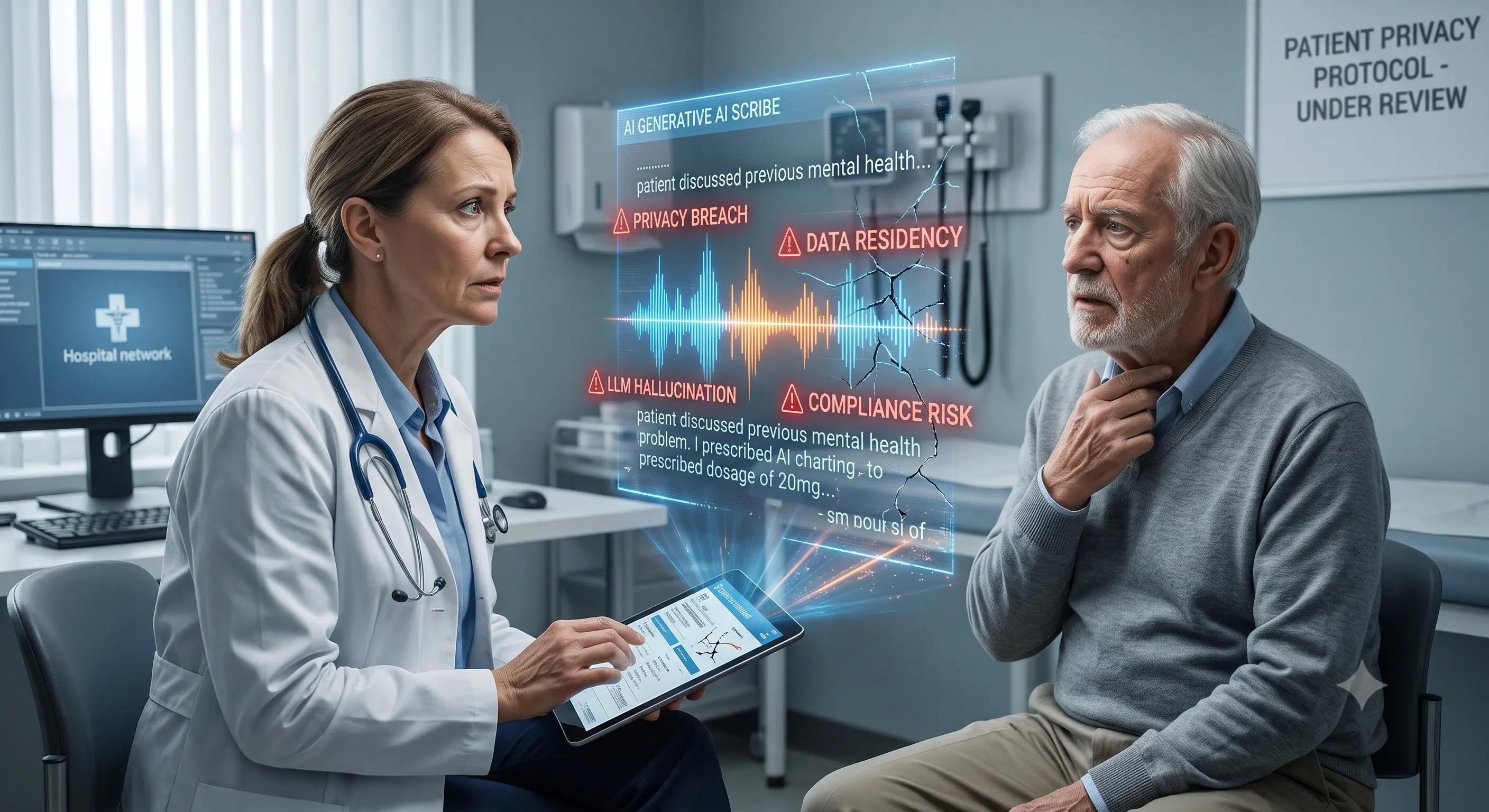 The Medical AI Scribe Privacy Backlash: Risks, Realities, and Enterprise Compliance